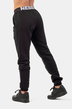 Женские штаны Nebbia Iconic Mid-Waist Sweatpants with elastic “N” waistband 408 Black