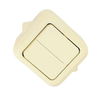 Выключатель 2-кл с подсветкой MAKEL 45123