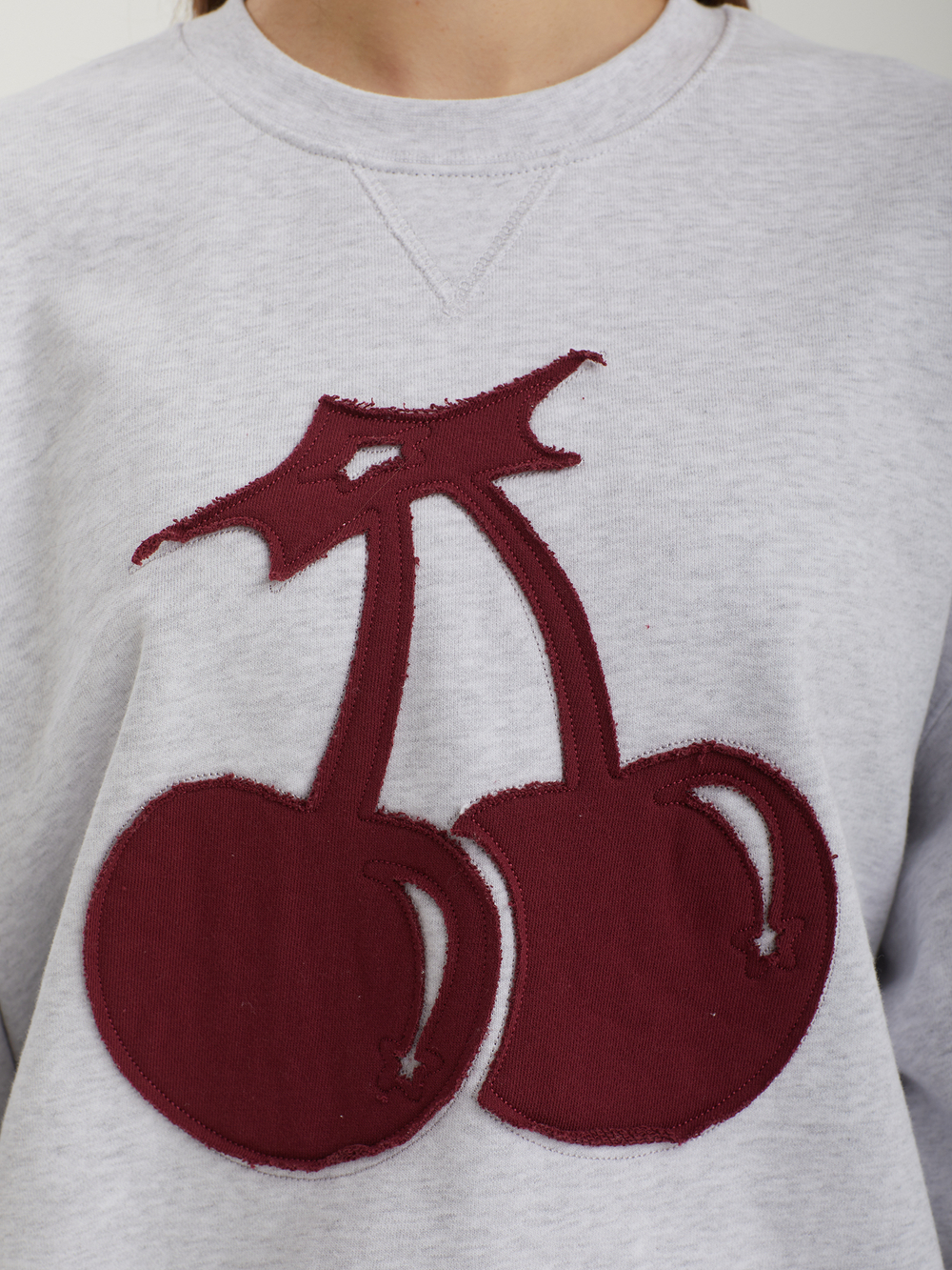 Женская Толстовка Rockstar Cherry Applique