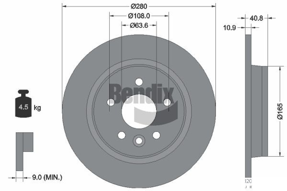 BENDIX Braking - BDS1210