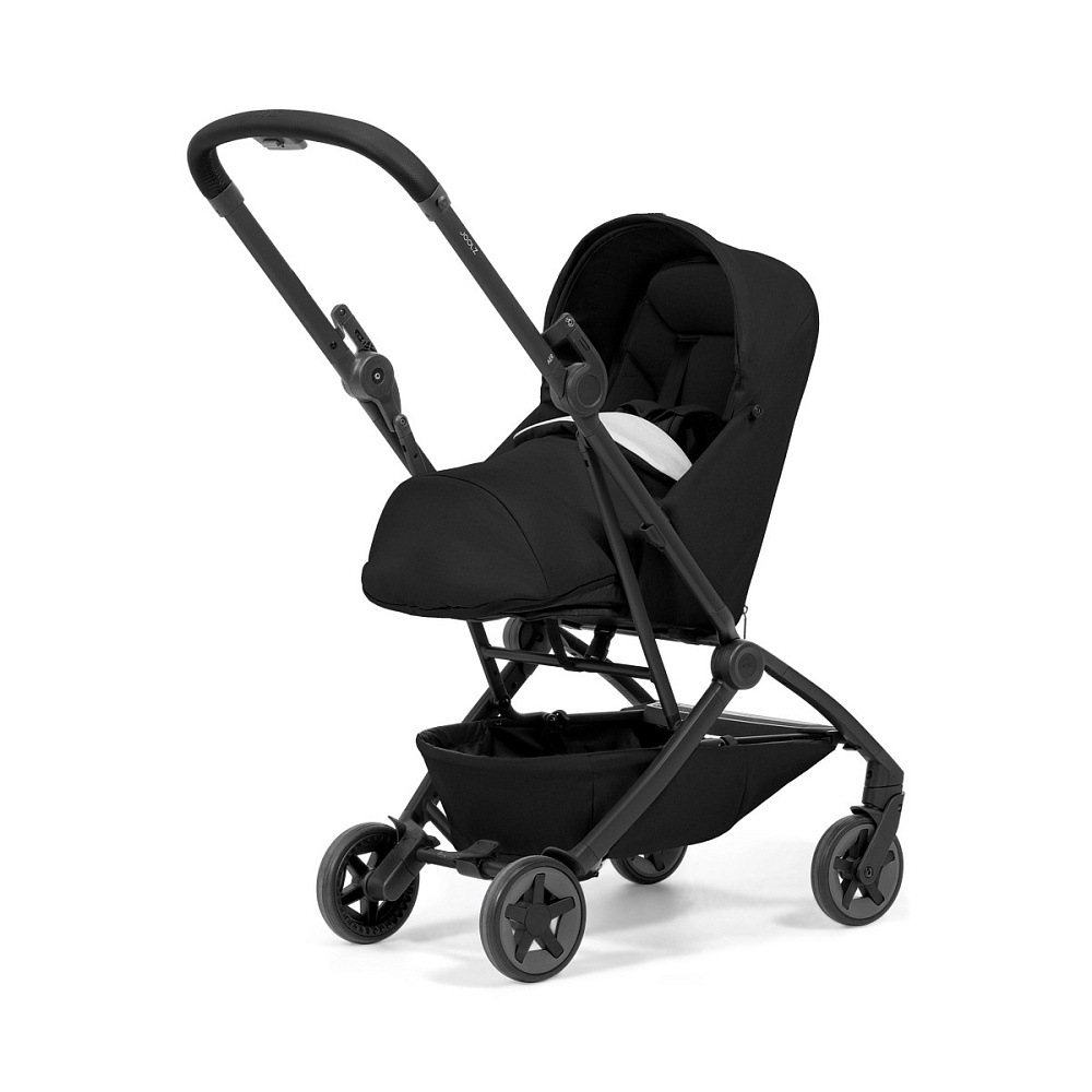 Детская прогулочная коляска Joolz Aer 2 с бампером и реверсивным блоком Space Black