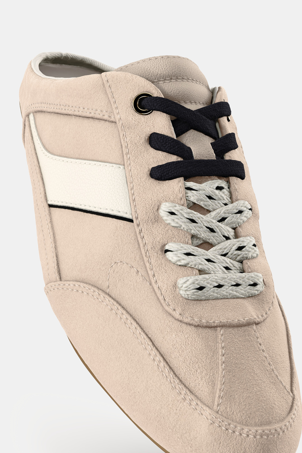 ZARA СПОРТИВНЫЕ КРОССОВКИ БЕЗ ЗАДНИКОВ, РЫЖЕВАТО-КОРИЧНЕВЫЙ