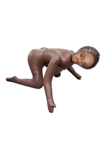 Темнокожая надувная секс-кукла (Цвет: коричневый)