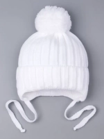 Шапка детская на завязках осенняя