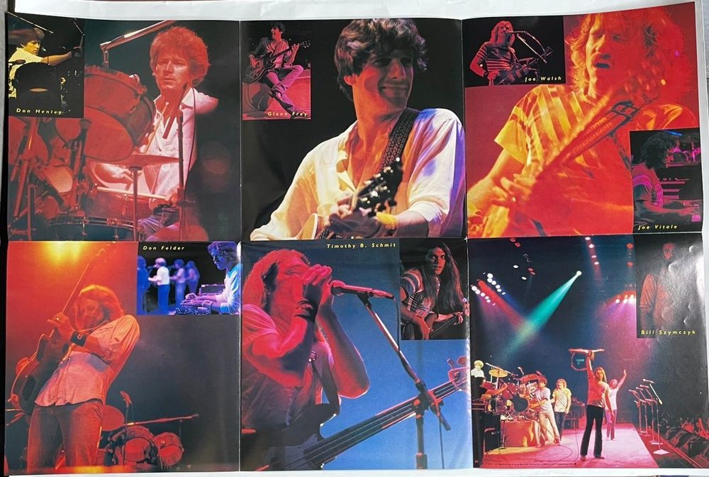 Винтажная виниловая пластинка LP Eagles Live (Japan 1980) (Obi)