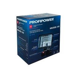 Фонарь светодиодный аккумуляторный PROFIPOWER MKDEB-18V
