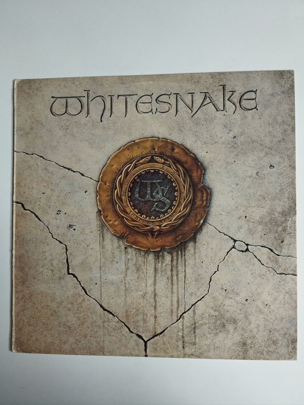 Винтажная виниловая пластинка LP Whitesnake 1987 (Болгария 1989)