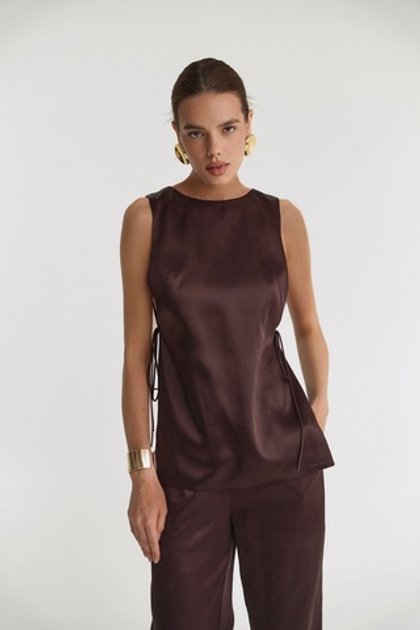 Костюм из вискозного шелка “Silk” (топ и брюки)