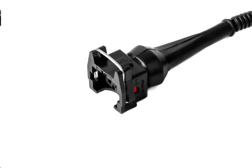 Разъем датчика детонации, темп. ох. жид., возд., задн. хода, форсунки, фонаря /Г-3302/ с проводом L250 мм, в гофре (CARGEN)