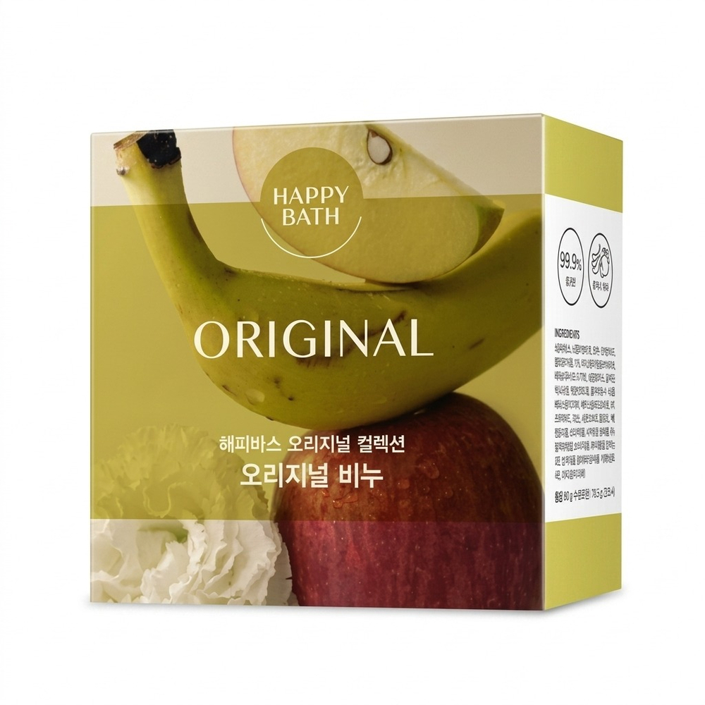 Мыло для лица и тела Happy Bath Original Collection Original Bar Soap, 90г