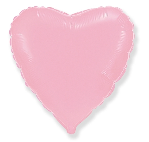 Шар (76 см) сердце, розовый