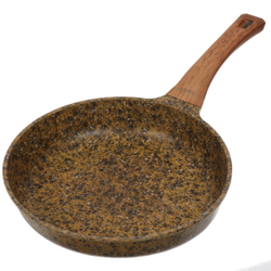 Сковорода алюминий, 26 см, антиприг, Гурман, Granite Gold, золот, ГМ2601 ГГ, с дерев ручк