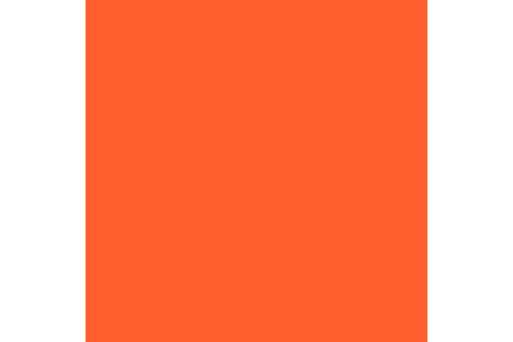 Фон бумажный FST 2,72х11 1023 Orange (Апельсиновый)