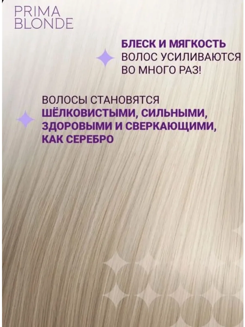 Маска PRIMA BLONDE для холодных оттенков блонд