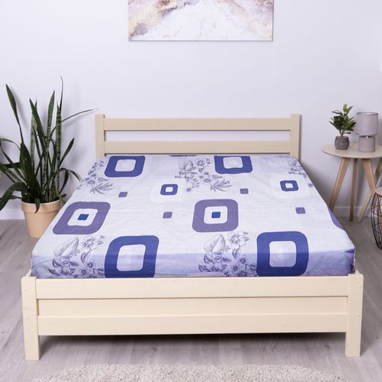 Простыня на резинке  Анелия,  90x200х30 см. , бязь  DOMTEKC