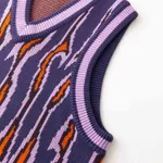 Жилет Ymkashix Вязаный Hellcome темно-фиолетовый