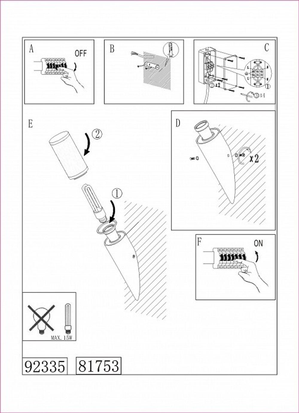 Накладной светильник Eglo Helsinki 81753