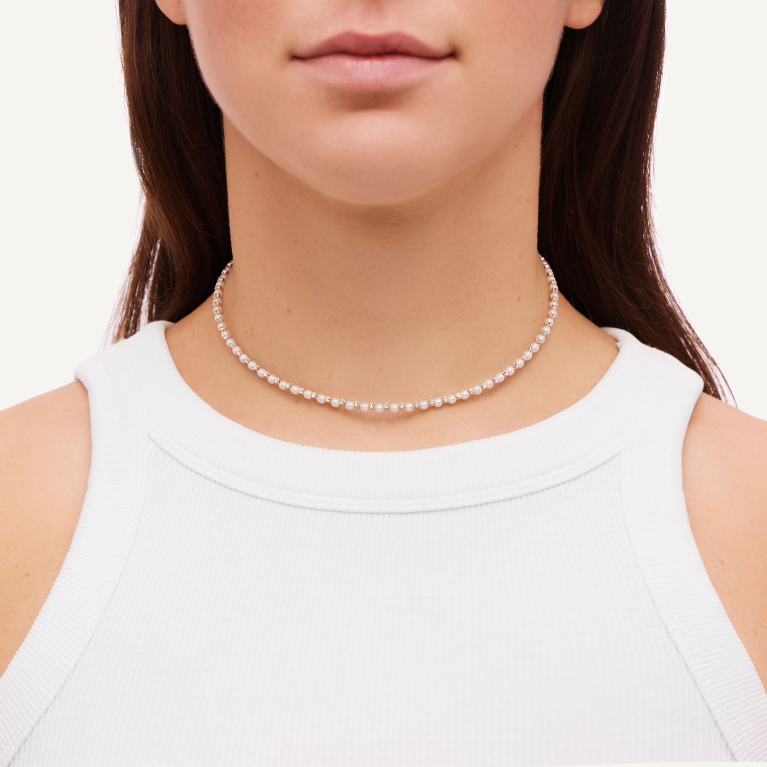 Колье Pearly Round Necklace