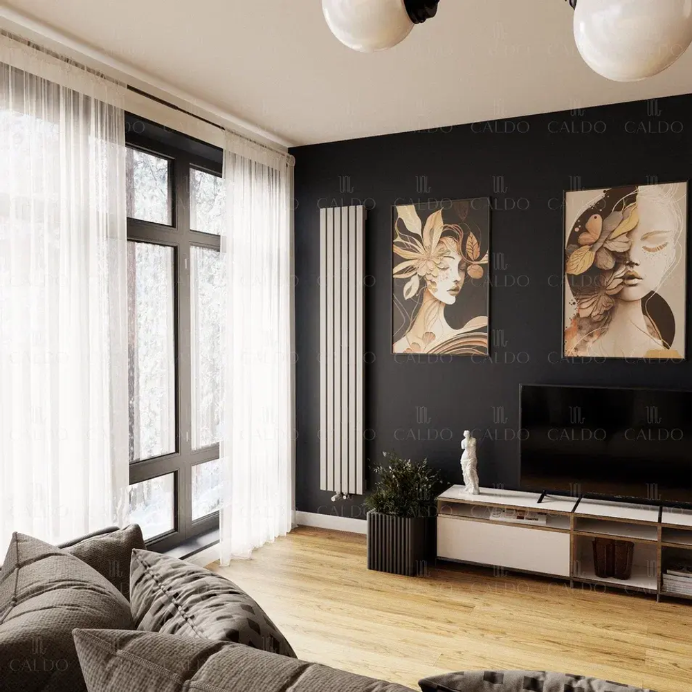 Дизайн-радиаторы Cube 500мм с нижним подключением