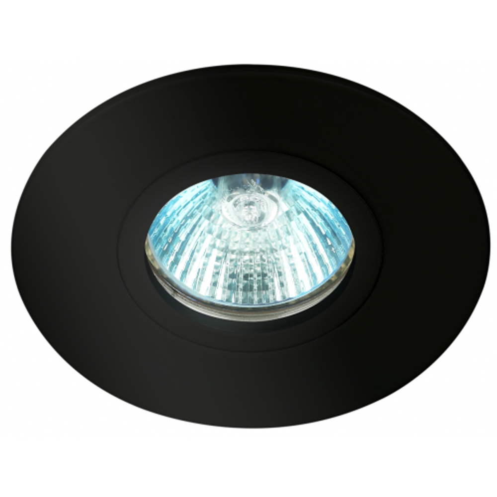 Встраиваемый светильник алюминиевый ЭРА KL83 BK MR16/GU5.3 черный