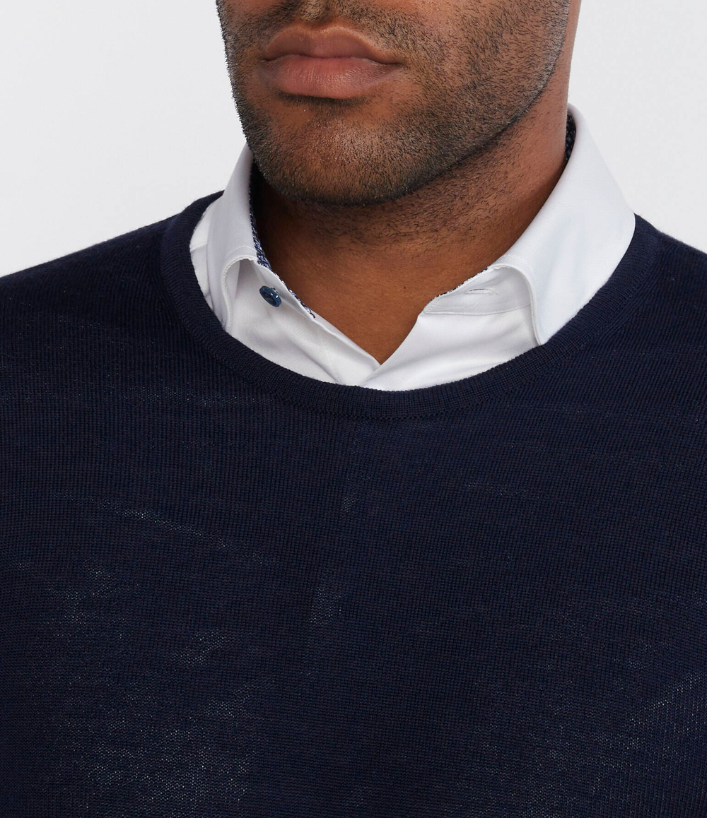 Хлопковый свитер Stenstr\u00f6ms - темно-синий(422380 1355)