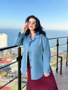 Рубашка джинсовая УК-1777 Fabrika