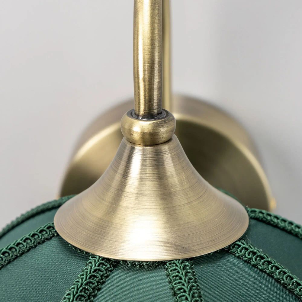 Citilux Базель CL407312 Бра с зелёным абажуром и выключателем