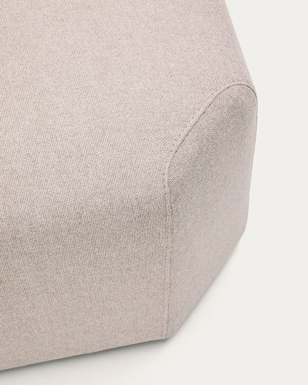 Угловой модульный диван Neom бежевого цвета 75 см