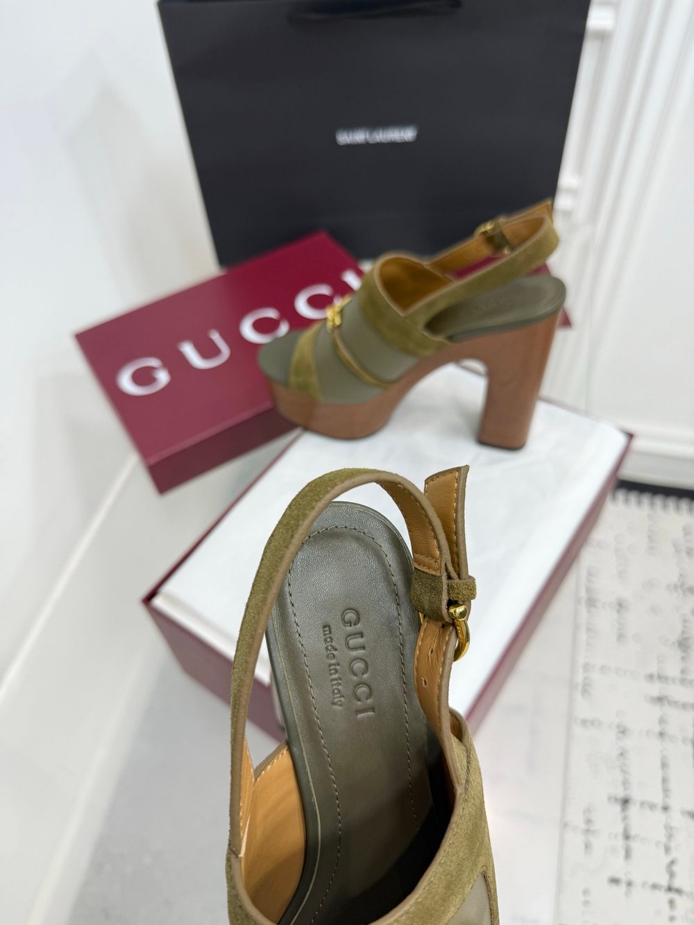 Gucci Horsebit Platform Sandal