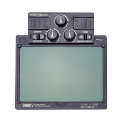 Маска сварщика Guardian черная (ф-р 9990V, внутр. рег.) с турбоблоком Guardian Air