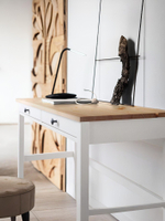 IKEA 140 / 74 / 70 / белый 140см / 1 / Письменный стол ВУХТЫМ