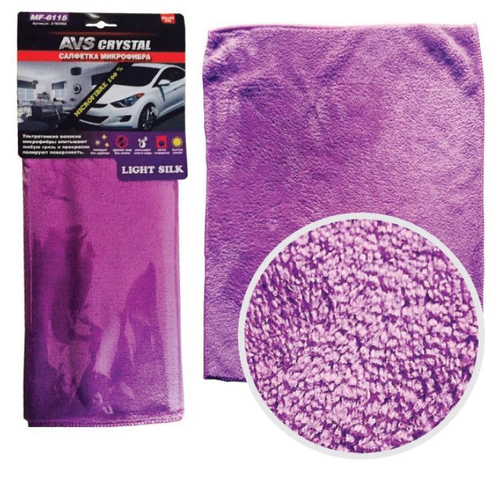 Салфетка AVS микрофибра с ультратонкими волокнами 35 х 40 см MF-6115