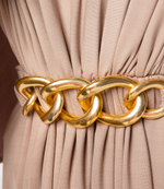 платье с ремешком Elisabetta Franchi - пудро-розовый(AB06516E2)