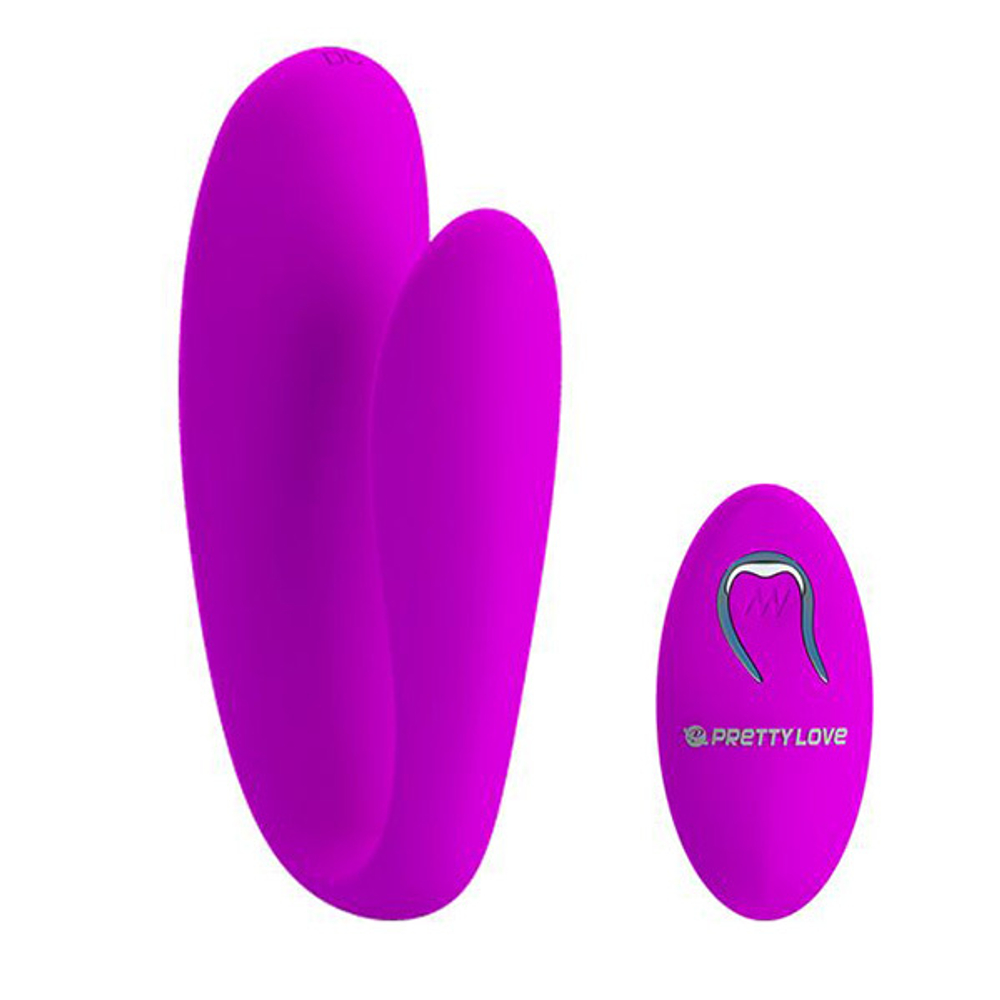 Вибромассажер 10,3см для пар с пультом ДУ Pretty Love Letitia BI-014485W-0603