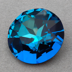 Swarovski 1201 Round FS, Crystal Bermuda Blue F