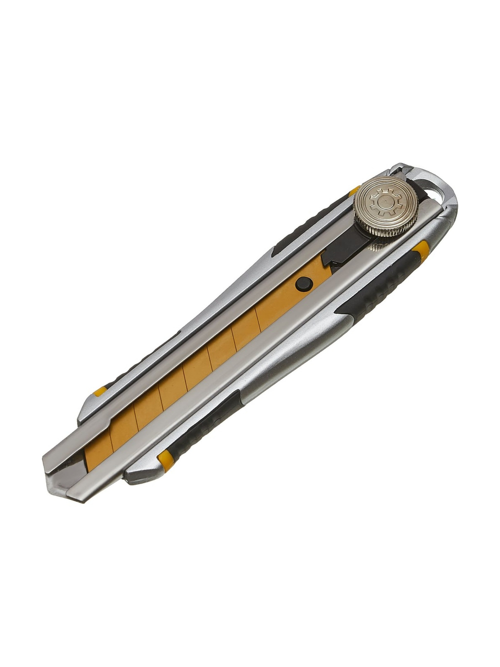 Строительный нож Inforce в металлическом корпусе 18 мм, с винтовым зажимом 06-02-12