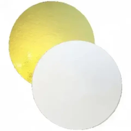  Подложка усиленная 1,5 мм, d=14 см (золото/жемчуг)