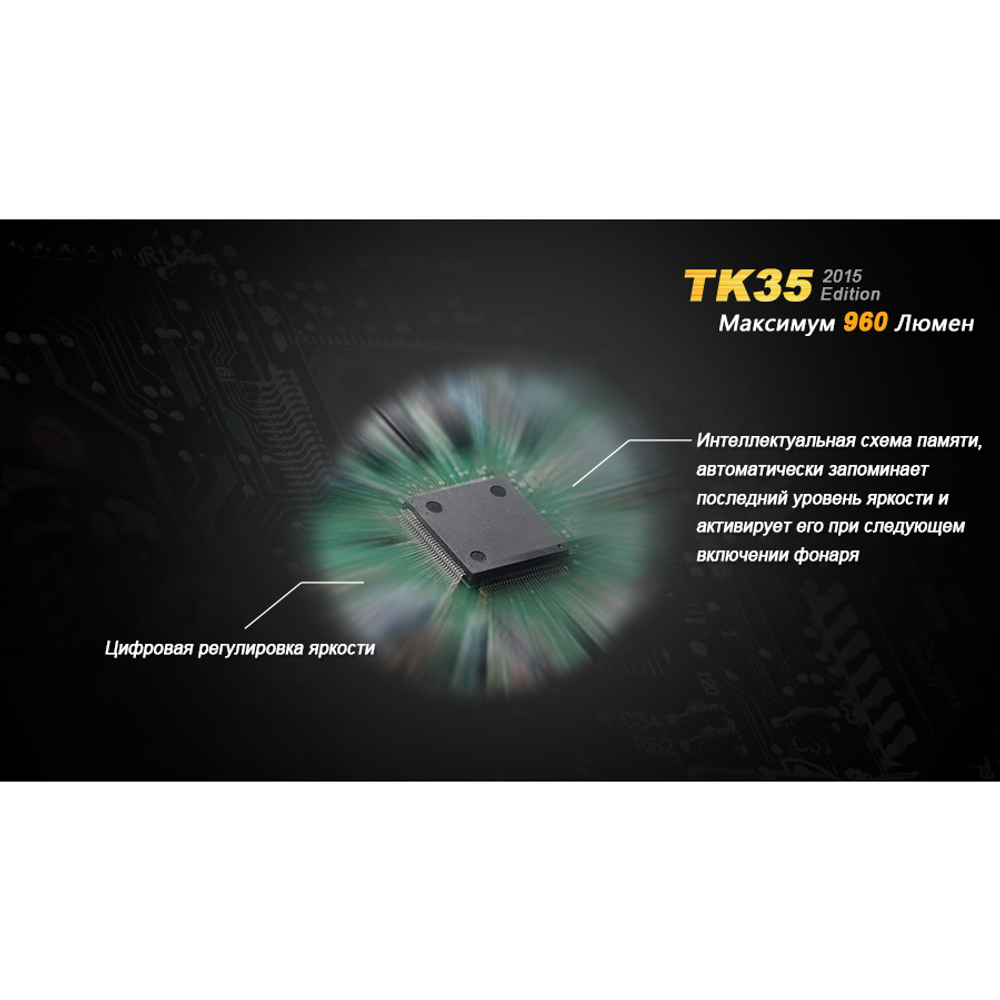 Фонарь Fenix TK35 (2015 Edition) Cree XM-L2 (U2) LED, TK352015L2U2