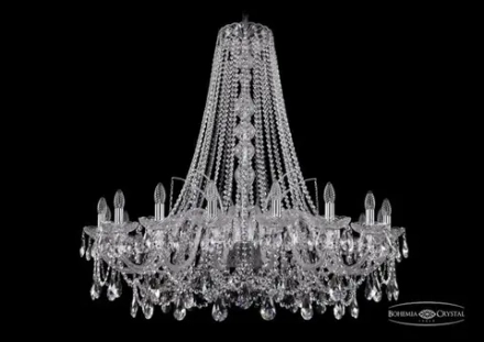 Подвесная люстра Bohemia Ivele 1411/18/400/h-113/Ni