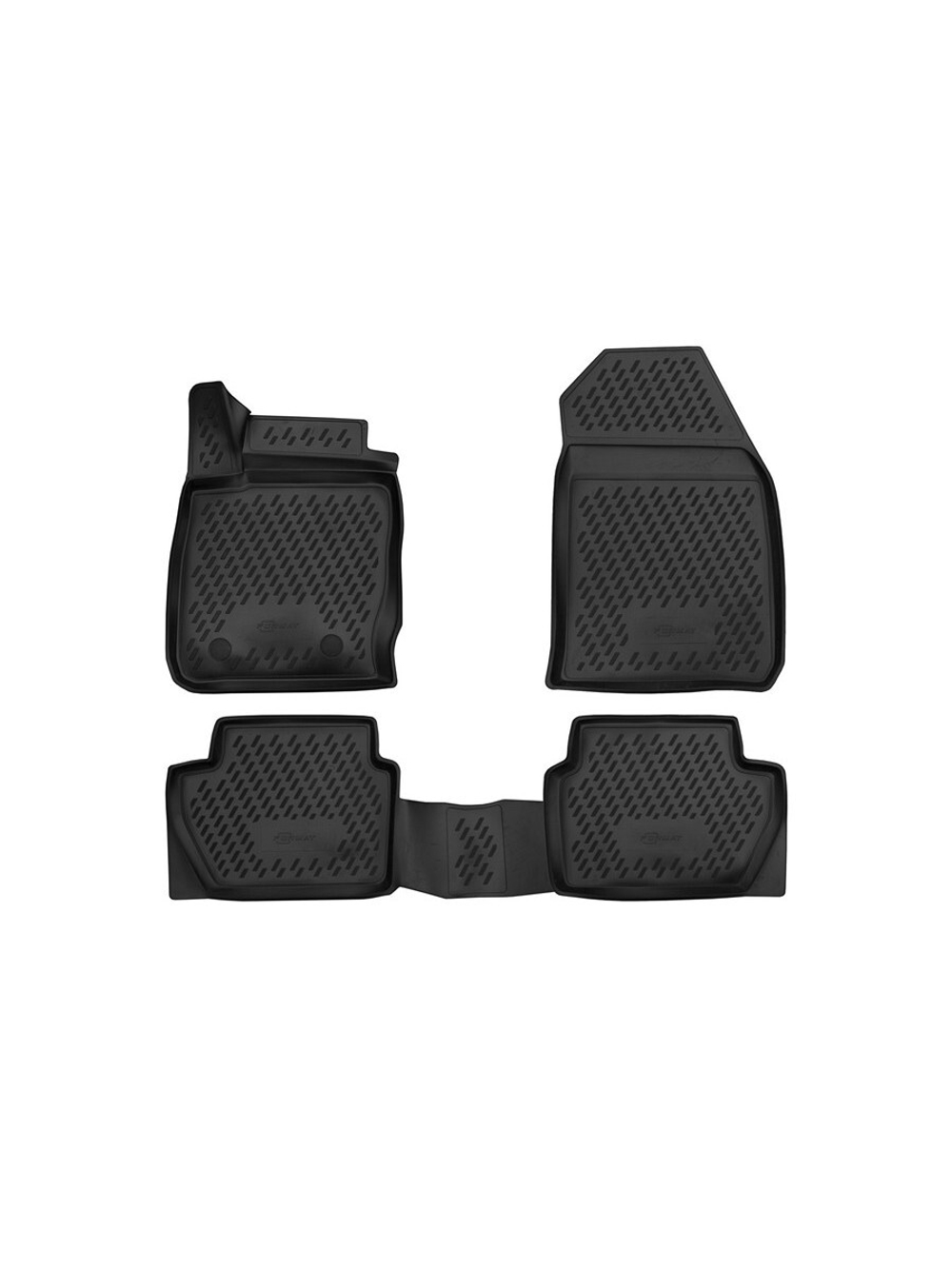 Коврики в салон для FORD Ecosport, 2014 - 2018, 2018 -, 4 шт. (Повышенная устойчивость, повышенная износостойкость) FORMAT.CARFRD00025K