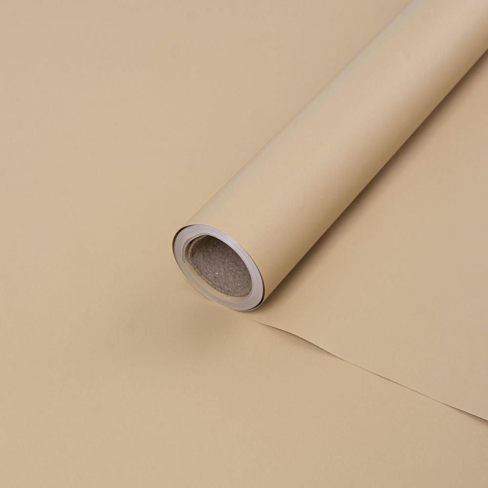 Плёнка МАКАРУНС 58см*10м КОФЕ С МОЛОКОМ