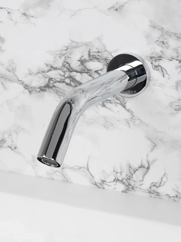 Кран сенсорный настенный латунь NOFER 07265.B глянцевый