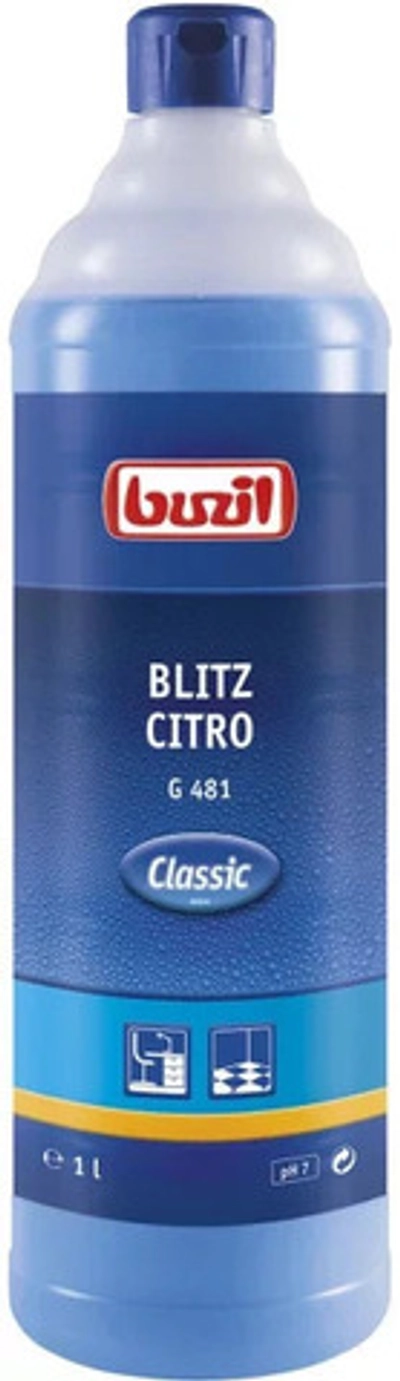 Blitz Citro, нейтрал/универсальное моющее ср-во со свежим ароматом цитрусовых, Buzil 1 л.