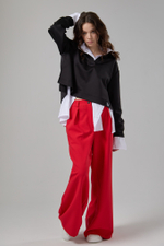 Рубашка оверсайз трансформер белая