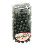 Бусы на елку 2,7м «Шарик» d-6мм, изумруд (pvc коробка)