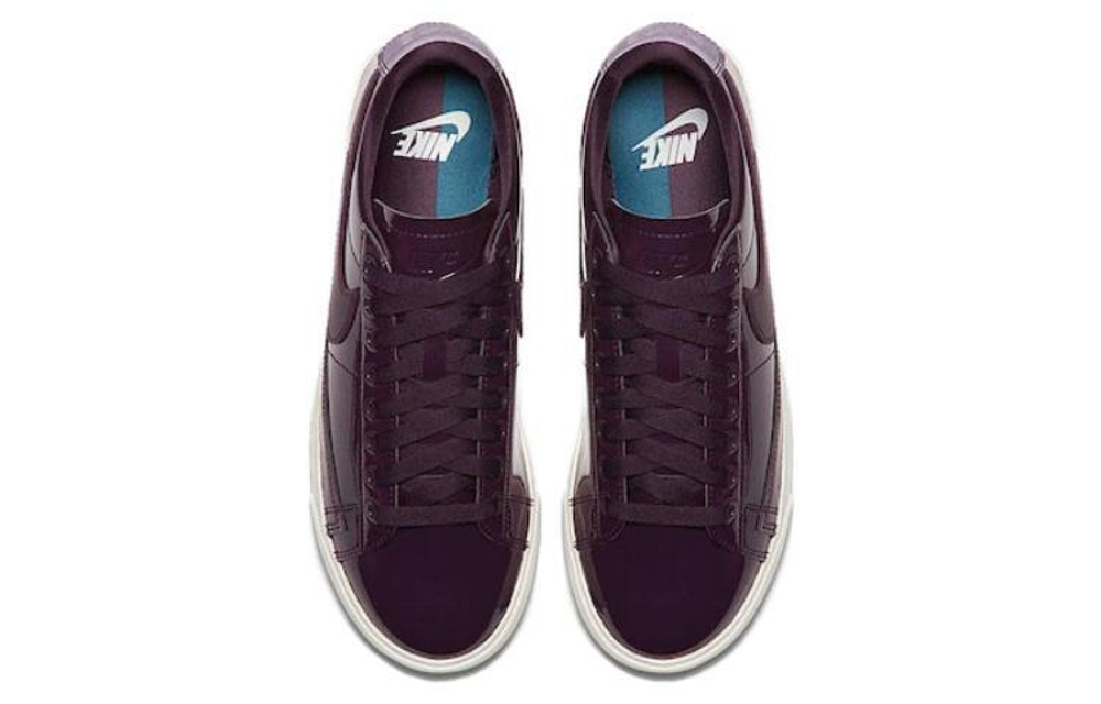 Кроссовки Nike Blazer Low Nocturne Port Wine (Женская размерная сетка)