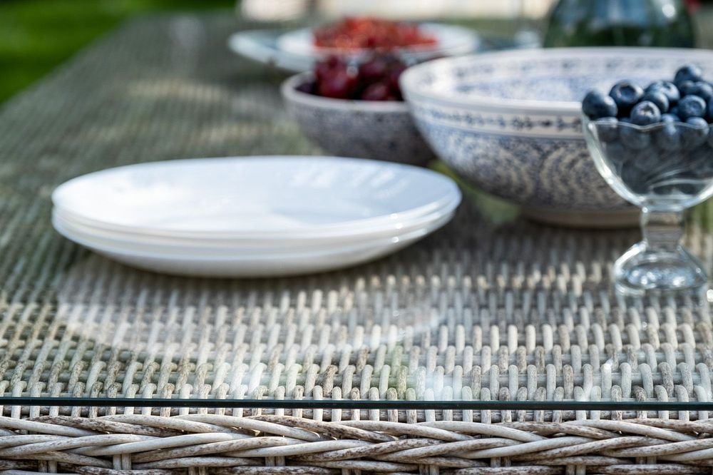 "Эспрессо" обеденная группа плетеная, цвет бежевый