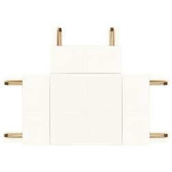 Коннектор питания ЭРА TRM-S5-CT WH для магнитного шинопровода Т-образный белый для системы S5