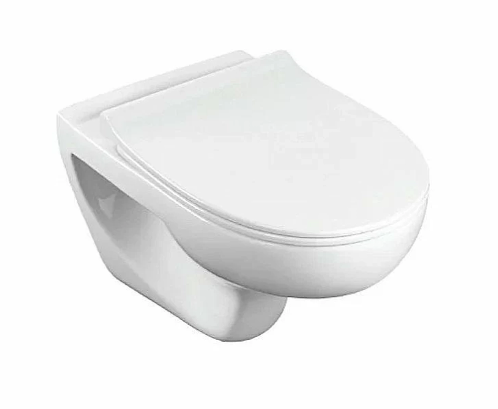Унитаз подвесной Roca Victoria 893105010 безободковый, с инсталляцией, с крышкой микролифт