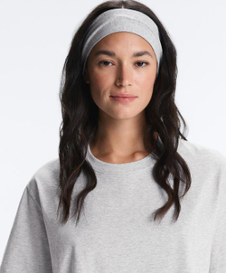 Oysho Футболка Boxy из смесового хлопка с короткими рукавами, светло-серый